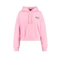 America Today hoodie Suki met tekst roze - thumbnail