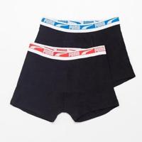Puma Multi Logo Boxershort 6-Pack Heren Zwart/Rood/Blauw - Maat L - Kleur: Zwart | Soccerfanshop - thumbnail
