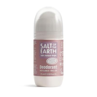 Salt Of The Earth Lavender + Vanilla Deodorant Refillable Roll-On Salt Of The Earth Lavender + Vanilla Deodorant Refillable Roll-On