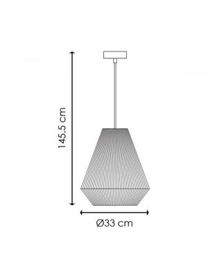 Home sweet home - hanglamp Vela 33 - natural - landelijk