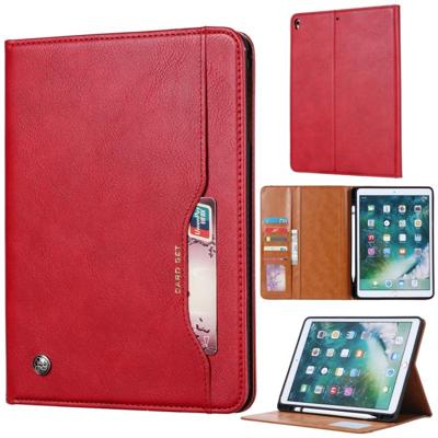 Knead huidtextuur horizontaal Flip lederen case voor iPad Air 2019 10 5 inch met foto frame & houder & kaartsleuven & portemonnee & pen sleuf (rood)
