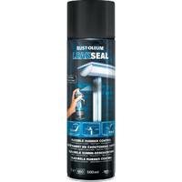 Rust-Oleum rubber spray spuitbus - Leakseal - zwart - zijdeglans - 0,5l - spuitbus - thumbnail