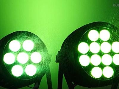 Eurolite IP PAR 12x8W QCL DMX LED-lichteffect Aantal LEDs: 12 8 W