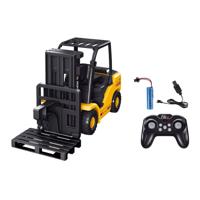 Rc bestuurbare heftruck oplaadbaar met licht en geluid - thumbnail