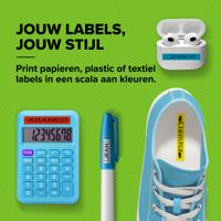 Labeltape dymo letratag plastic 12mm groen - thumbnail
