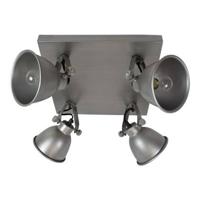 Urban Interiors Stoere plafondspotsIndustrial 4-lichts antiek zink - AI-WL-07-255-AZ - thumbnail
