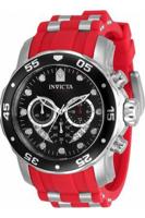 Horlogeband Invicta 34009 Rubber Rood - thumbnail