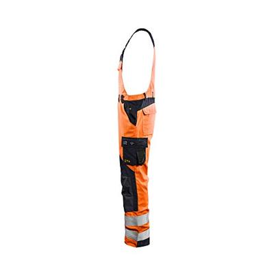 Blåkläder Multinorm inherent bretelbroek 28891513 | High-Vis Oranje/Marineblauw | Maat 50 - 7330509721285