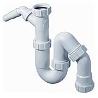 McAlpine Sifon Universeel 6/4 inch x 40 mm met Wasmachine Aansluiting - thumbnail