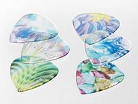 Ibanez PCP16H-C2 Kaleido plectrums 6-pack 1mm heavy teardrop - thumbnail