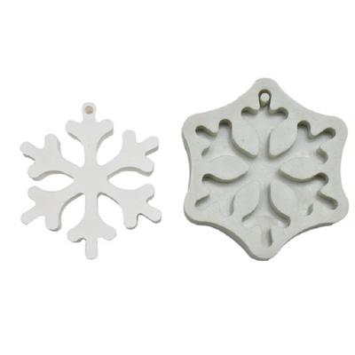 DIY bakken kerst serie modellering fondant siliconen mal (kerst Snowflake)