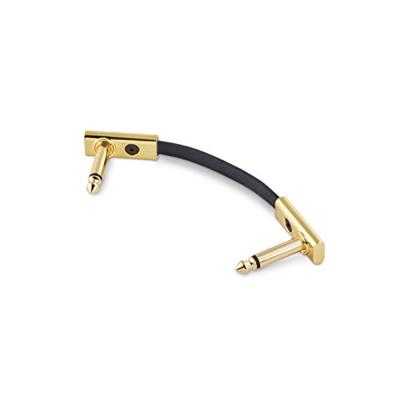 RockBoard Gold Series Flat Patch Cable zwart 5 cm