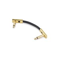 RockBoard Gold Series Flat Patch Cable zwart 5 cm - thumbnail