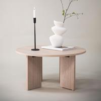 Nohr Ronde Salontafel 'Gayla' 80cm, kleur Whitewash - thumbnail
