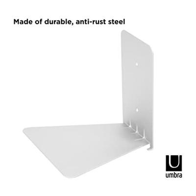 Umbra Conceal boekenrek 13x14x14cm S zwevend 3 stuks staal zilver 330639-560