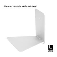 Umbra Conceal boekenrek 13x14x14cm S zwevend 3 stuks staal zilver 330639-560 - thumbnail