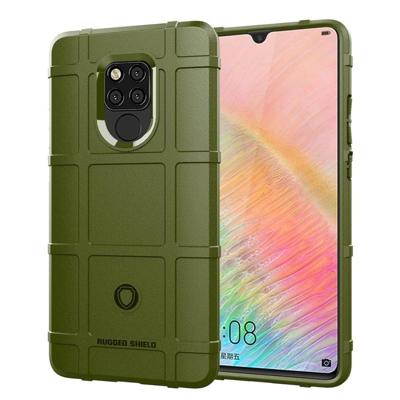 Schokbestendige volledige siliconen beschermhoes voor Huawei Mate 20 X Protector Cover (leger-groen)