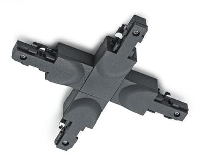 Trio 2-fase zwarte kruisverbinderDuoline - 702432