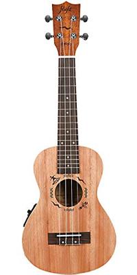 Flight Designer Series DUC523 elektrisch-akoestische concert ukelele met gigbag
