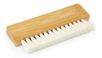 Dynavox Grammofoonplaatborstel ZB110, vinyl-reinigingsborstel met borstelharen van geitenhaar voor zachte reiniging, echt houten handvat, bamboehout - thumbnail