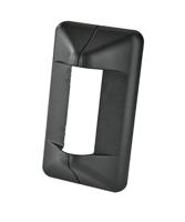 Konig & Meyer 24463 cover voor speaker wall mount (zwart) - thumbnail