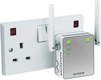 Netgear EX2700-100UKS 300 Mbps WiFi range extender - thumbnail