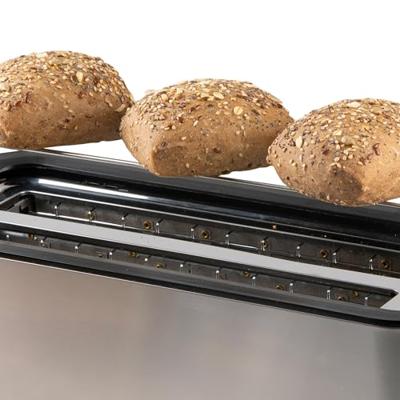 DOMO TOASTER 2 Schlitze für 4 Toasts Broodrooster Met geïntegreerde broodopzet