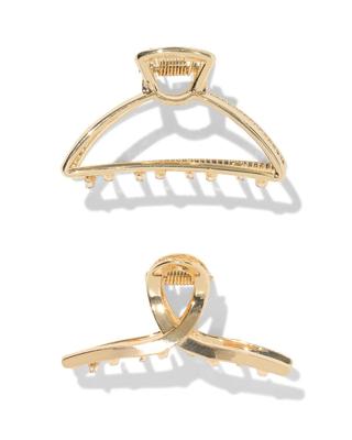 HEMA Haarklem 4.5cm goud - 2 stuks