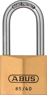 ABUS cilinder hangslot - 85/40HB40 - hoge beugel 40 mm - gelijksluitend op nr. KA0709