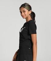 T-Shirt met Korte Mouwen voor kinderen Puma Ess Logo G Zwart - Maat: 9-10 Jaar - thumbnail