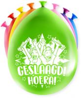 8 Party Ballonnen Geslaagd - thumbnail