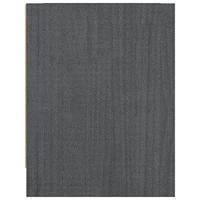 Nachtkastjes 2st 40x30,5x40 cm massief grenenhout grijs - thumbnail