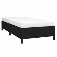 Bedframe zonder matras 80x200 cm stof zwart - thumbnail