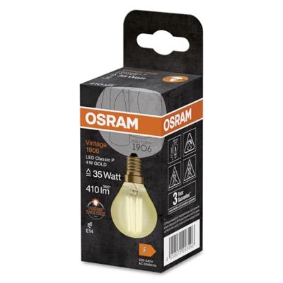 OSRAM HOMELIGHTING 4058075293496 LED-lamp Energielabel F (A - G) E14 Kogel 4 W = 35 W Warmwit (Ø x l) 45.0 mm x 78.0 mm 1 stuk(s) OSRAM HOMELIGHTING 4058075293496 LED-lamp Energielabel F (A - G) E14 Kogel 4 W = 35 W Warmwit (Ø x l) 45.0 mm x 78.0 mm 1 stuk(s)