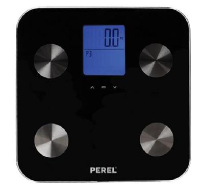 Digitale lichaamsanalyse weegschaal 180 kg / 100 g Perel