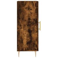 Dressoir 34,5x34x90 cm bewerkt hout gerookt eiken - thumbnail