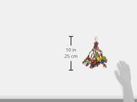 HAPPY PET SPEELGOED PAPEGAAI CARNIVAL ASSORTI 22X11X11 CM - thumbnail