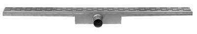 Easy Drain Compact afvoergoot enkele plaat met zijuitloop 6x160cm 50mm RVS edcom1600-50