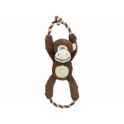 Knuffel voor honden Trixie Polyester Pluche Katoen Aap 40 cm