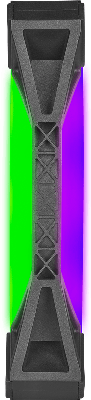 Corsair CORSAIR iCUE QL140 RGB - System Schrank-Gebläseset PC-ventilator Zwart, Grijs (b x h x d) 14 x 14 x 2.5 cm Incl. LED-verlichting