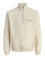 Jack & Jones Jornorrebro Emb Sweat High Neck Sn Sweater Antique White - thumbnail
