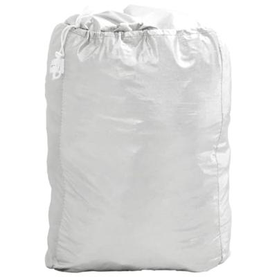 VidaXL Autohoes voor sedan met gespriemen xxl peva zilverkleurig