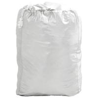 VidaXL Autohoes voor suv met gespriemen l volledig peva zilverkleurig - thumbnail