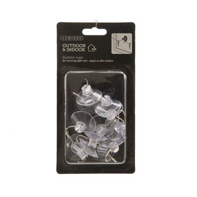 Zuignap plc l4b4h2 cm helder 12st verlichting Luminieo - Lumineo