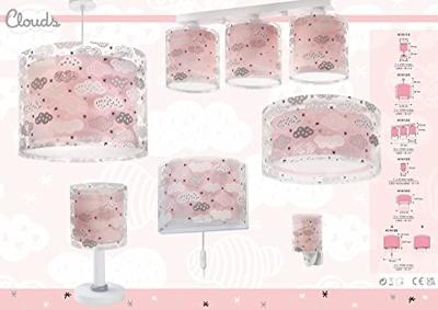 Dalber Kinderkamer hanglampClouds soft roze met wit - 41412S