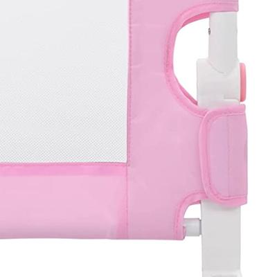 VidaXL Bedhekje peuter 180x42 cm polyester roze - thumbnail