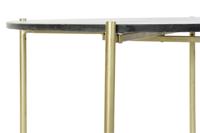 Hoofdtafel DKD Home Decor 81 x 81 x 44 cm Marmer Ijzer - thumbnail