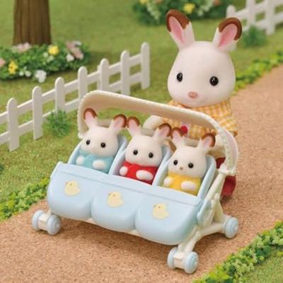 Sylvanian Families 5533 Wandelwagen Drieling Sylvanian Families 5533 Wandelwagen Drieling