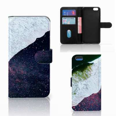 Apple iPhone 7 Plus | 8 Plus | Book Case | Sea in Space