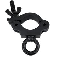 Showtec Slimline halfcoupler 50mm met hijsoog zwart - thumbnail